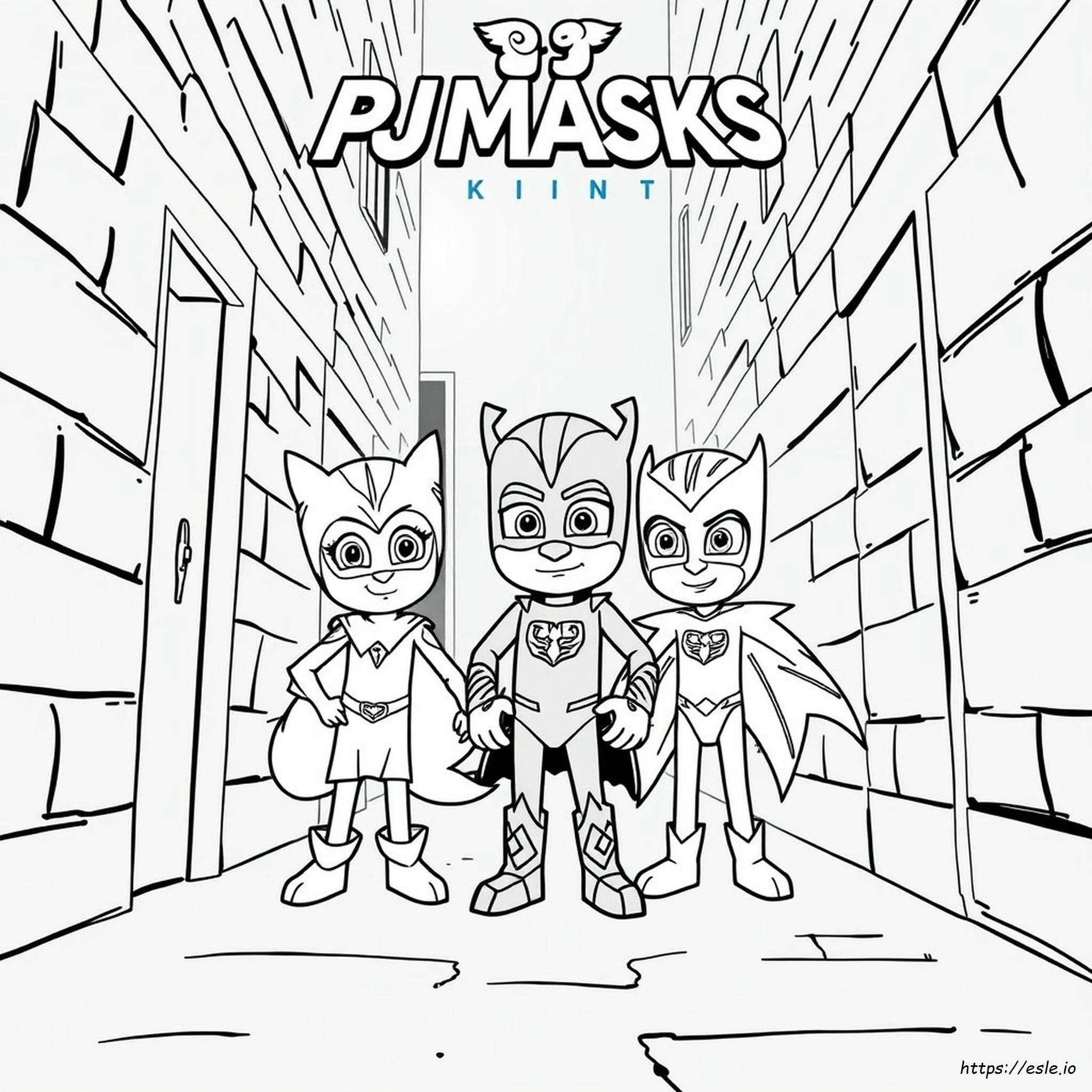 Pj Masks Cattivi Da Colorare
