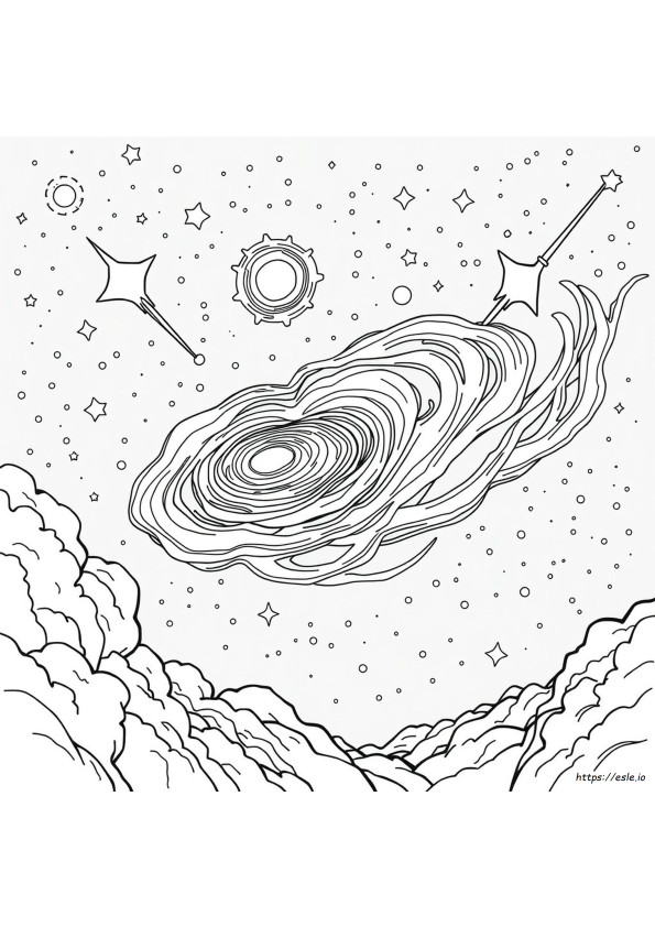 Cosmic Fury Ausmalbilder