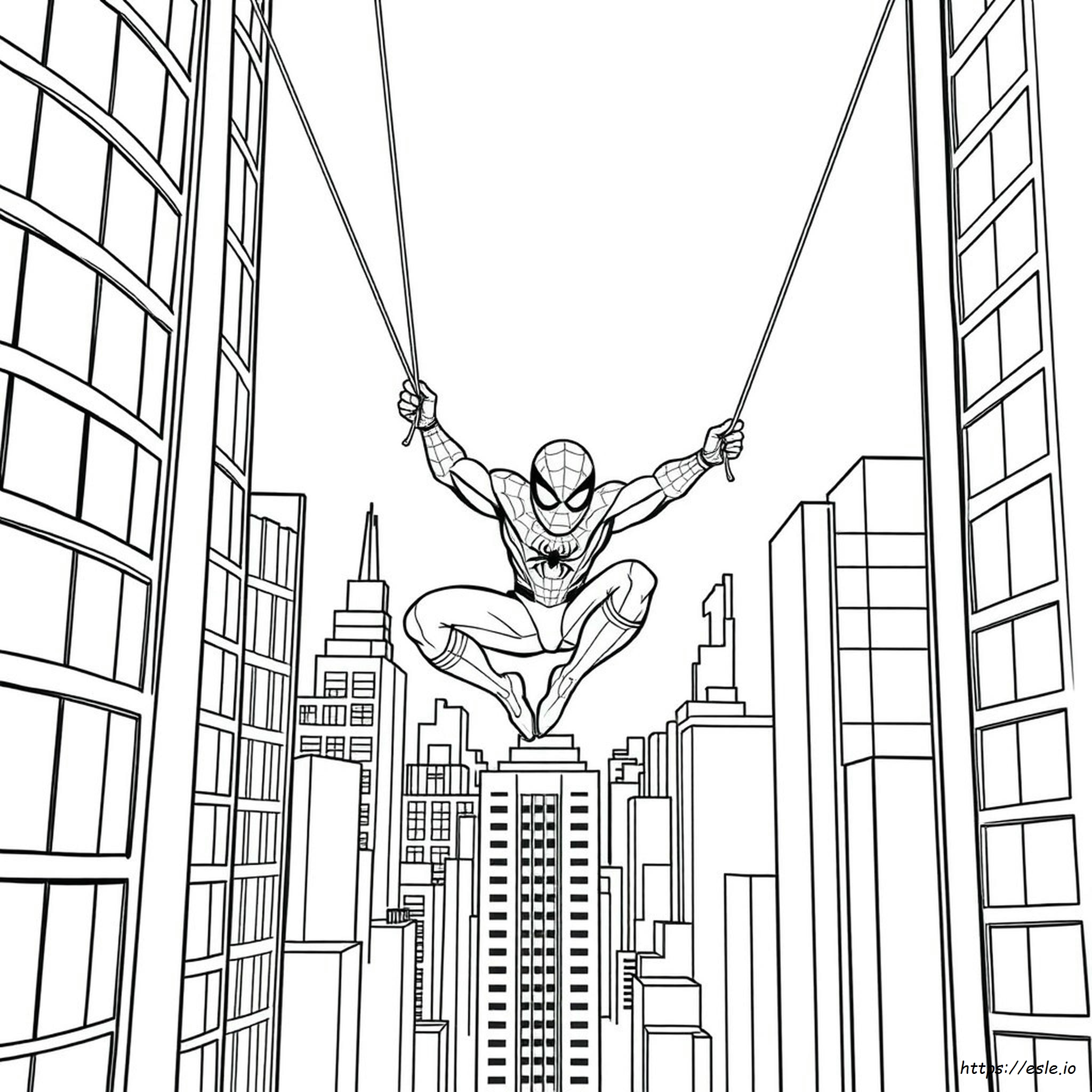 Spiderman Para Colorear