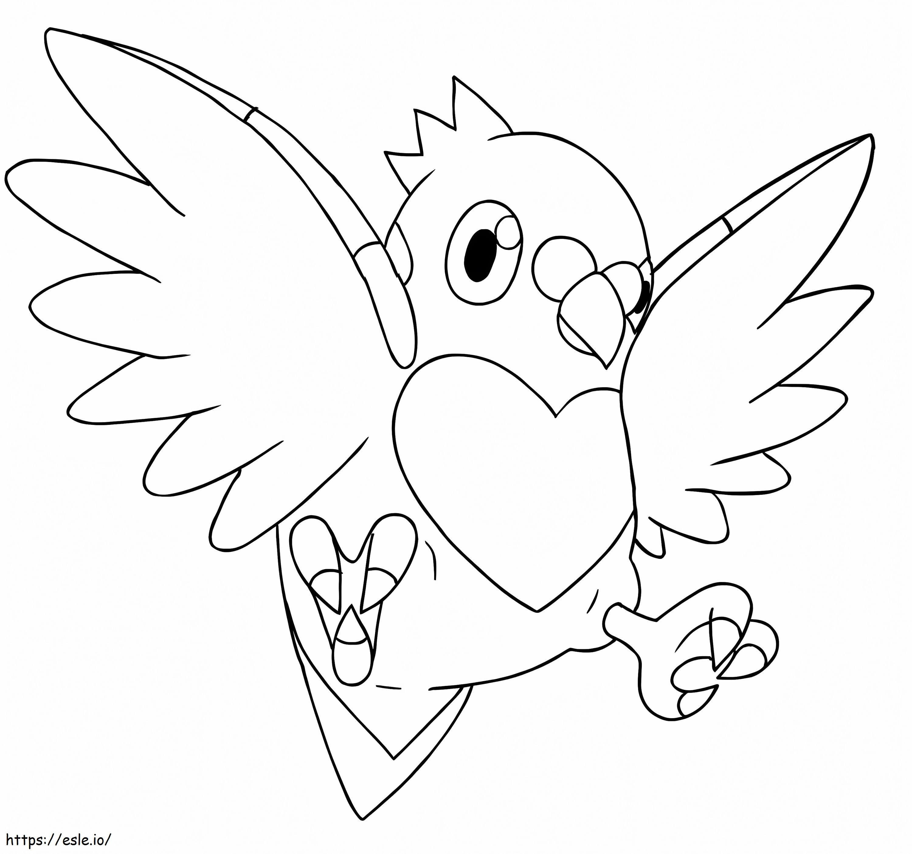 Coloriage Pidove Pokemon 1 à imprimer dessin