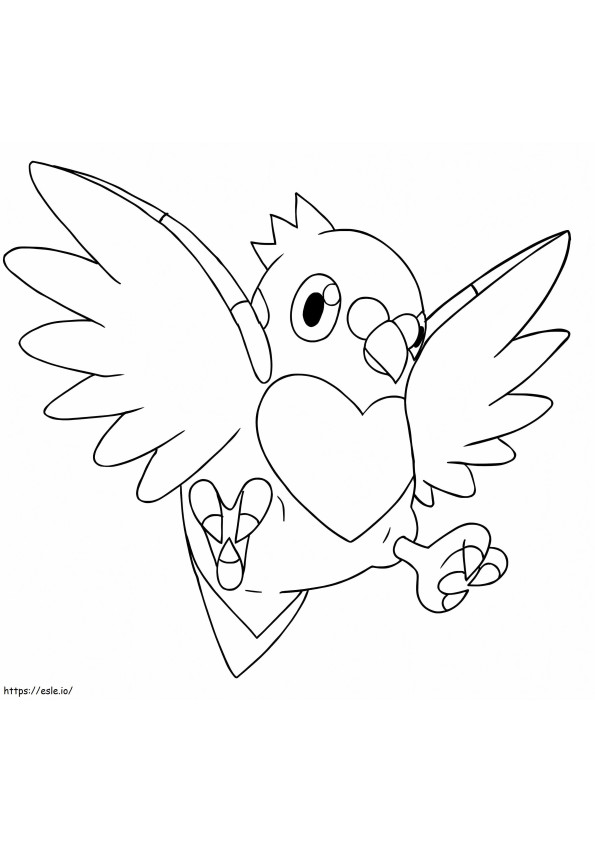 Coloriage Pidove Pokemon 1 à imprimer dessin
