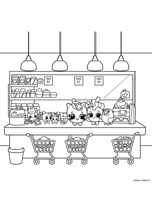 Desenhos Para Colorir Grátis De Shopkins Para Imprimir