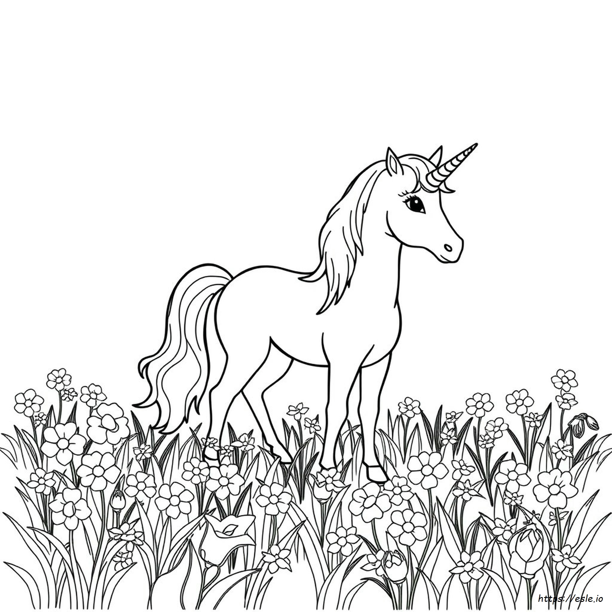 Alicorn Coloring Sheet