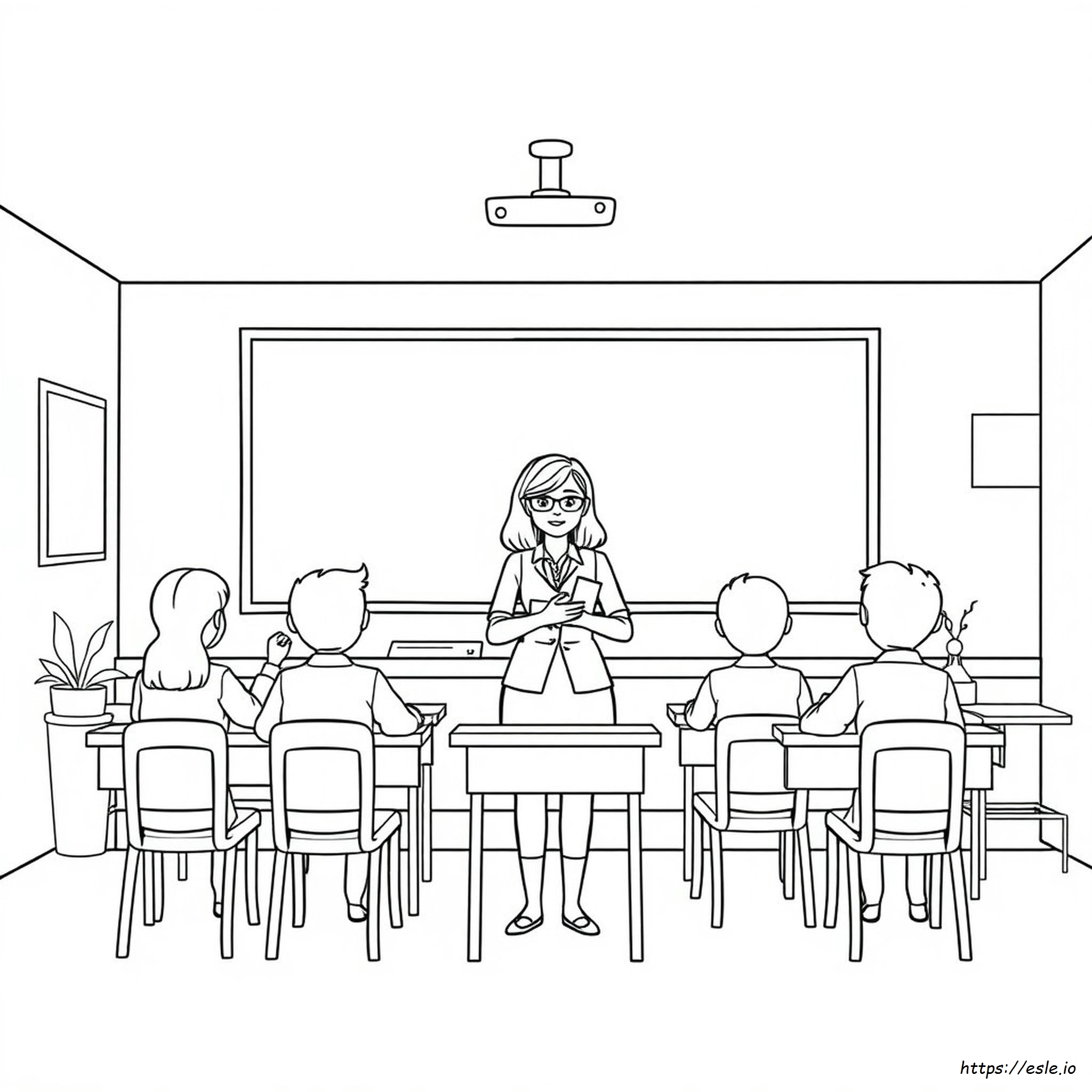 Teacher Coloring Pages To Print