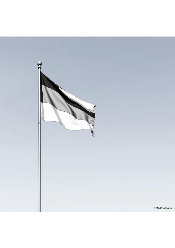 Bandeira Da Alemanha Para Colorir