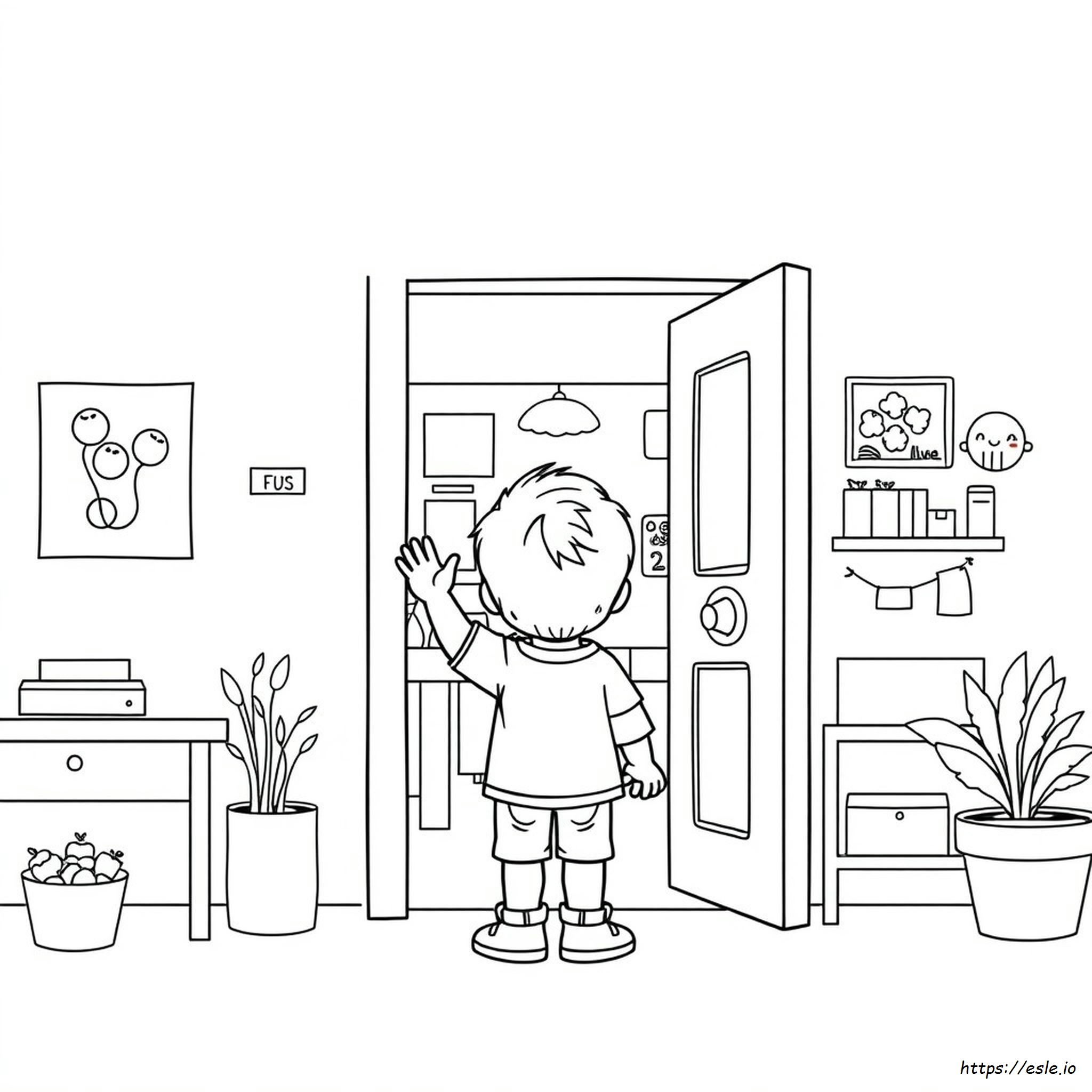 First Day Of Preschool Coloring Pages