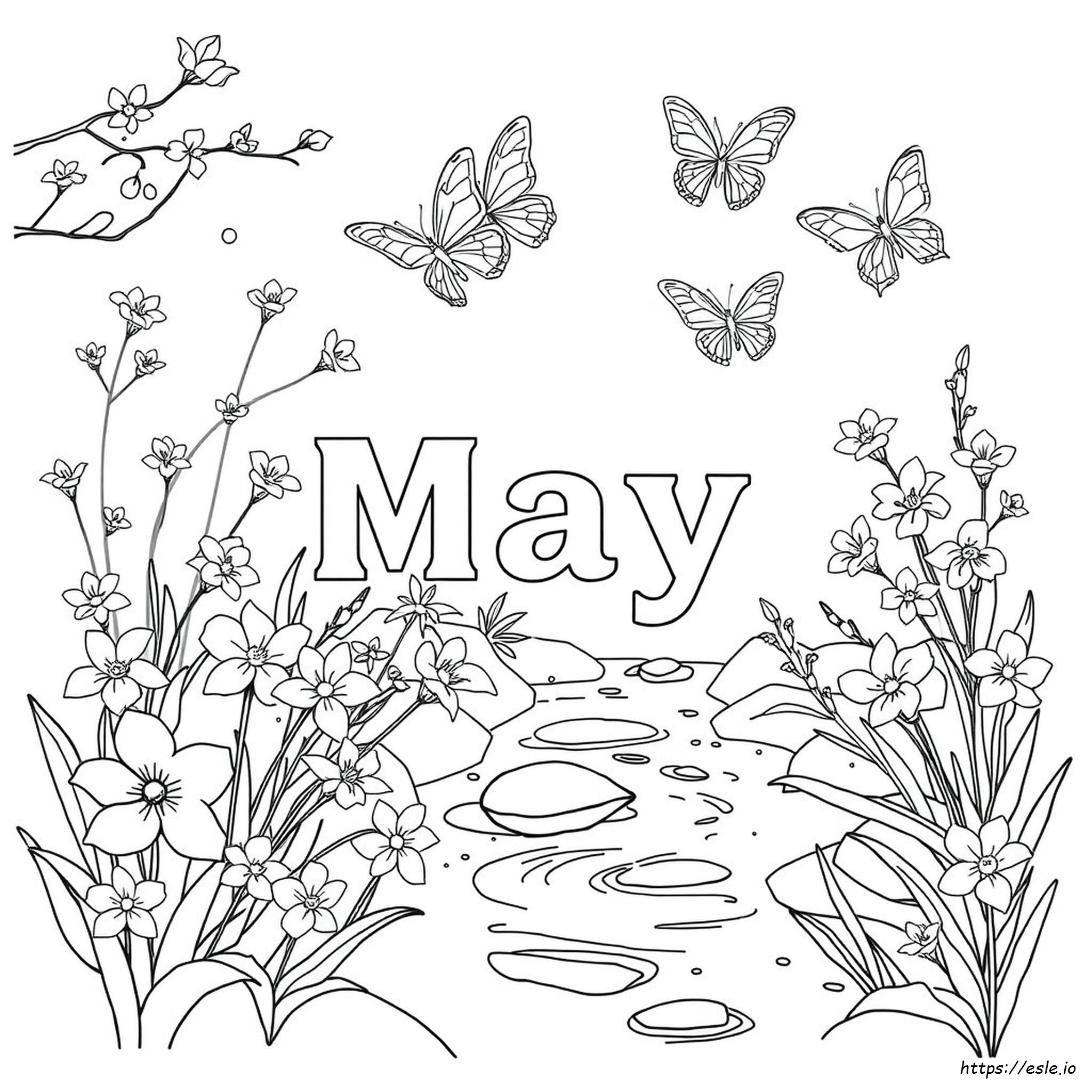 Coloring Pages For May