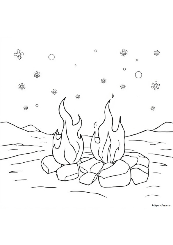 Coloriages Feu Bleuet Arctique À Imprimer