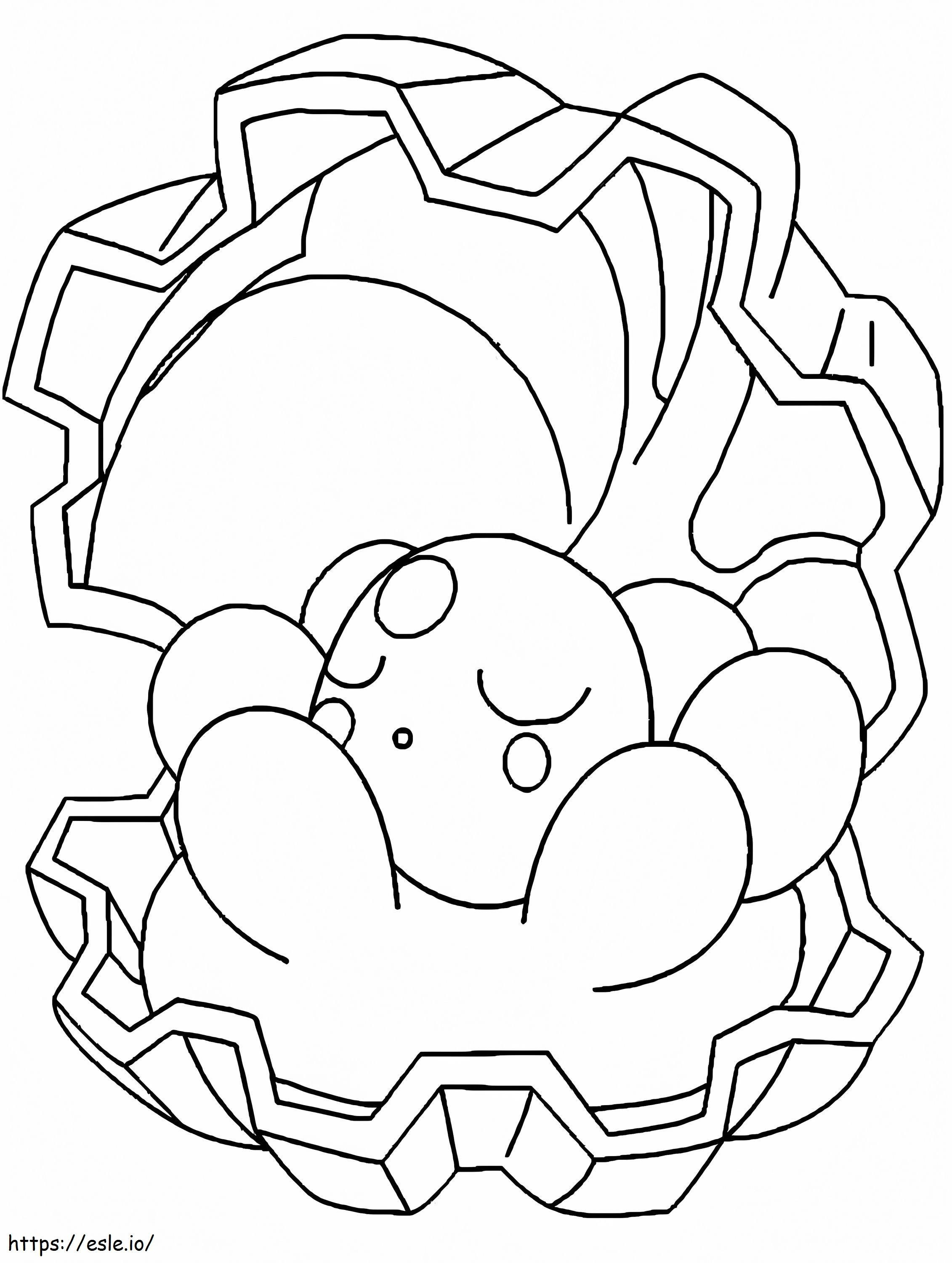 Coloriage Pokémon Clamperl Gen 3 à imprimer dessin