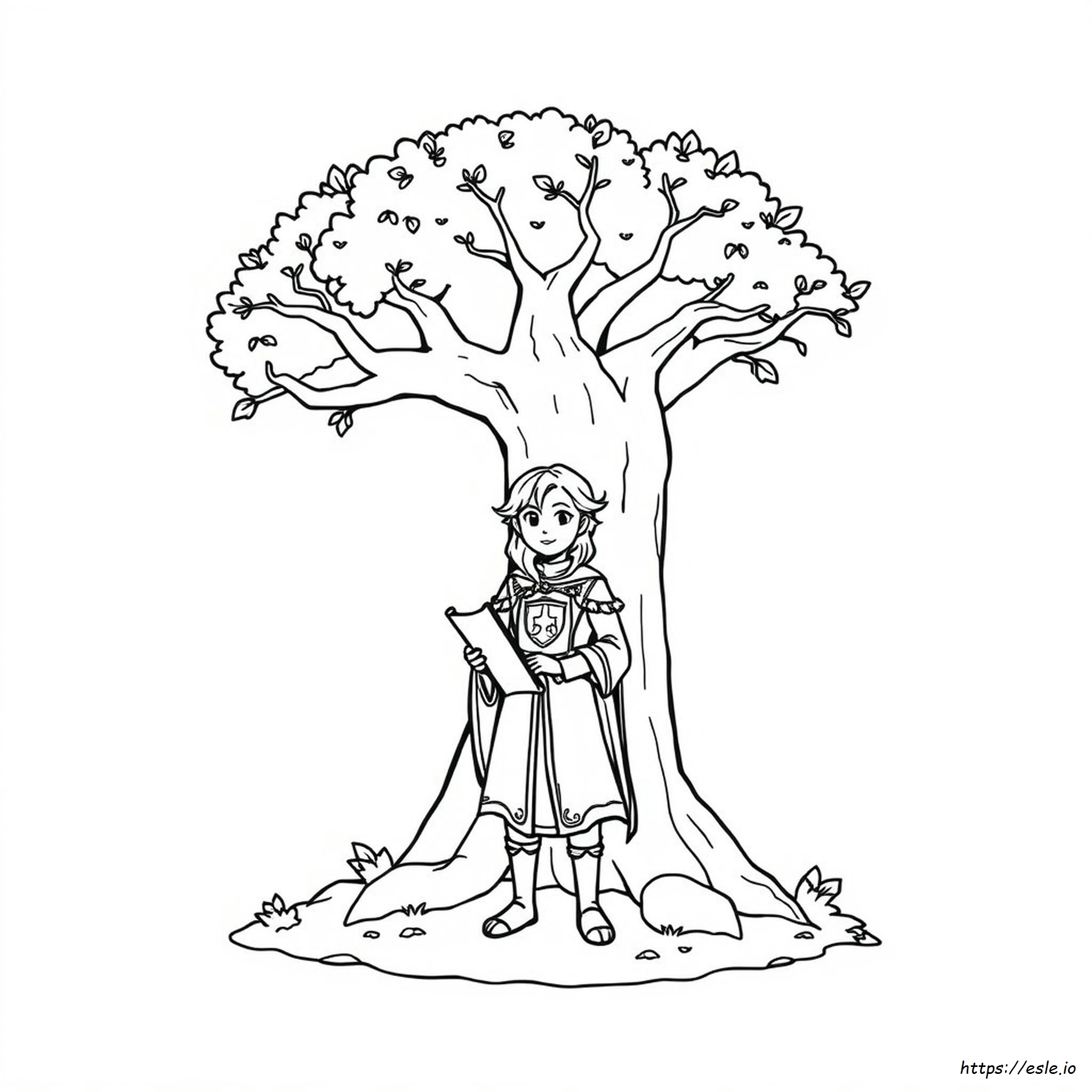 Logo Descendants Coloring Page