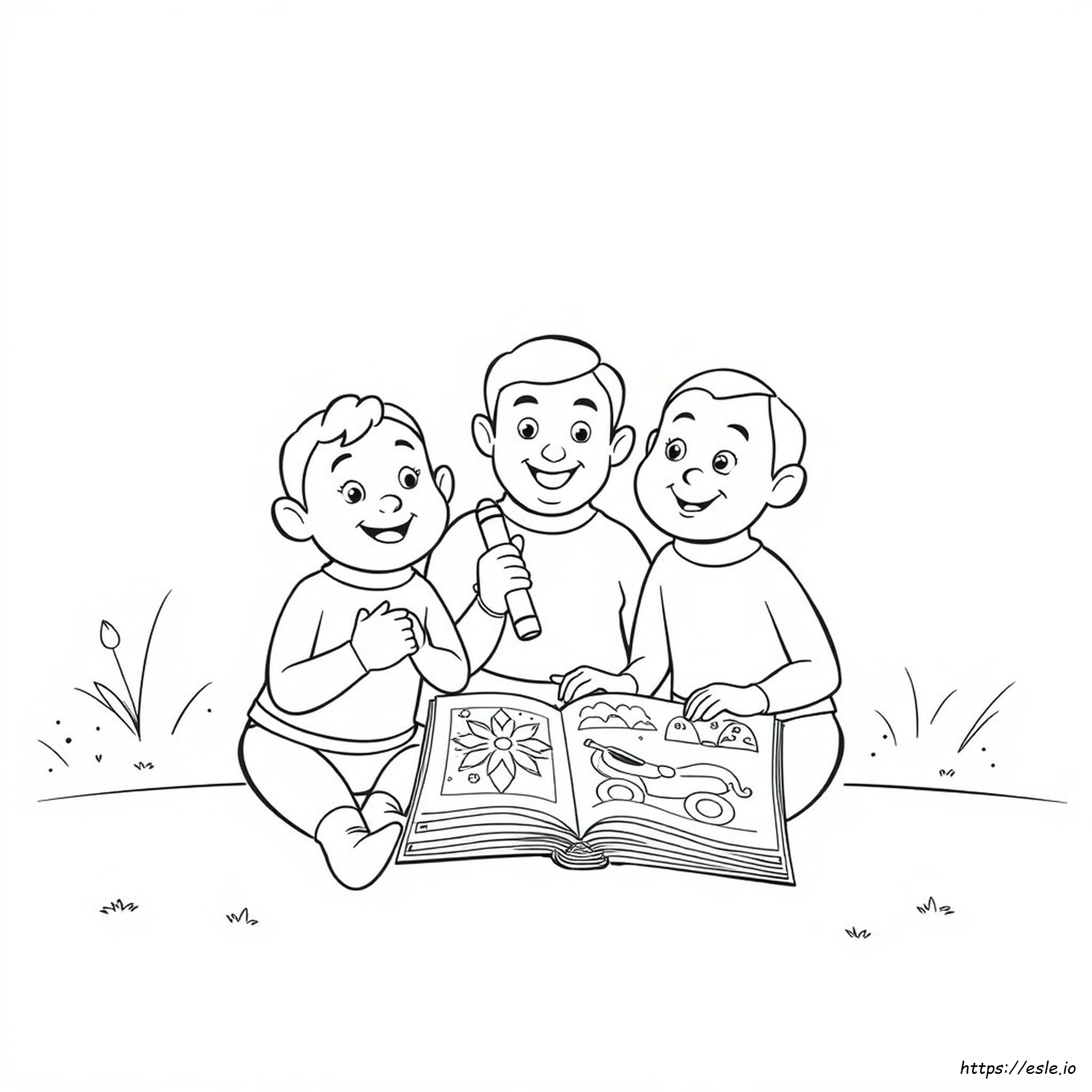 Wiggles Colouring In