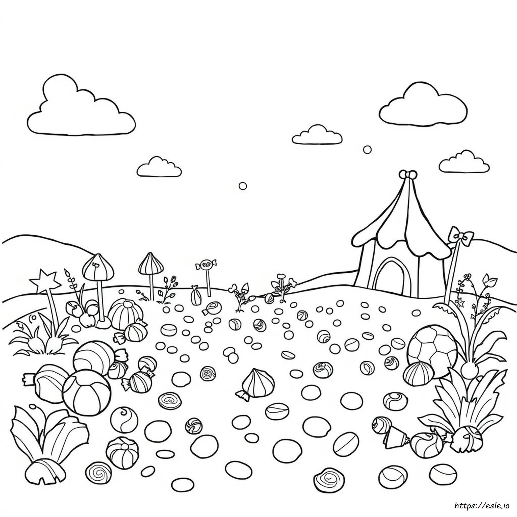 Libro Da Colorare Candyland