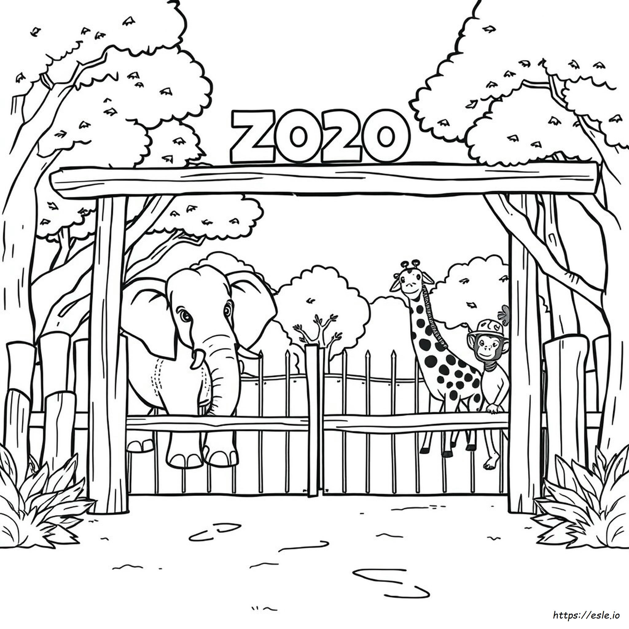 Coloriages À Imprimer Zoo