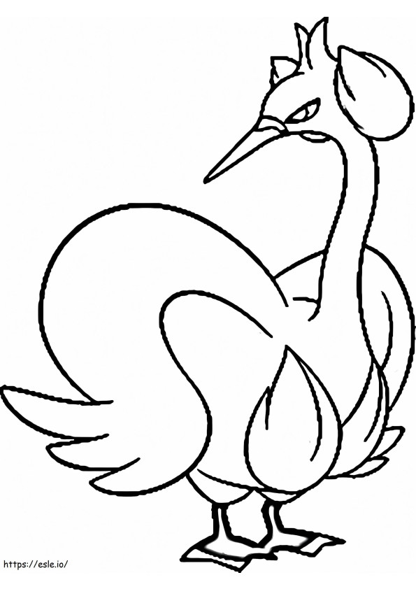 Swanna 5 coloring page