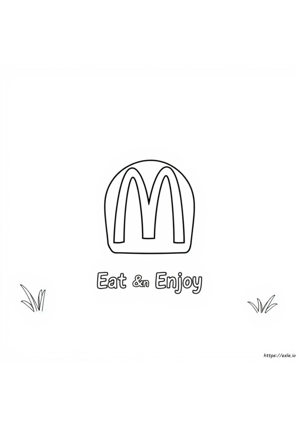 Logo Makanan Cepat Saji Gambar Mewarnai