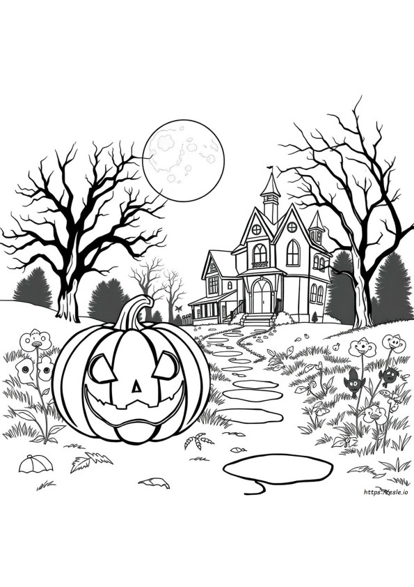 Halloween Scary Coloring