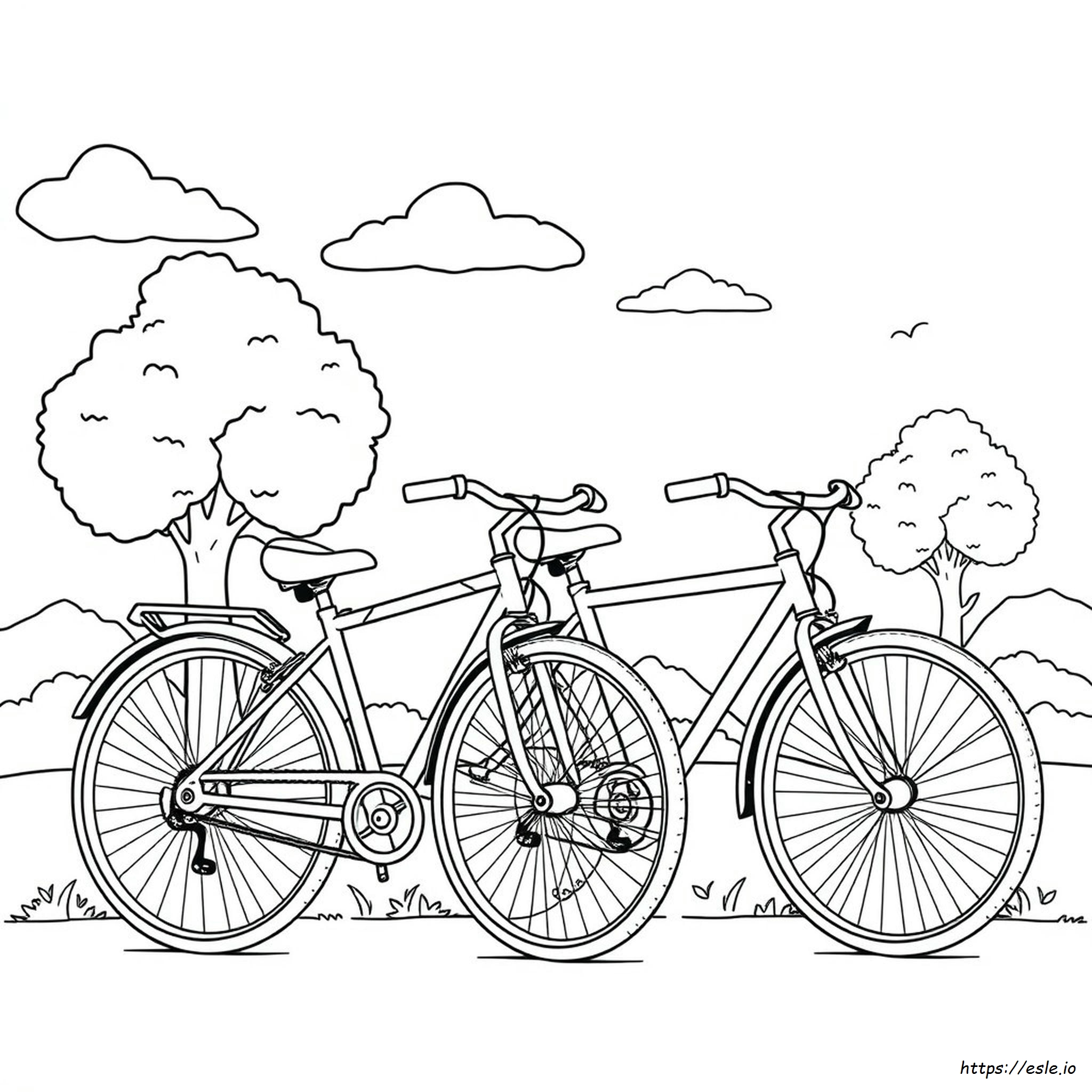 Coloring Picture Of Bicycle
