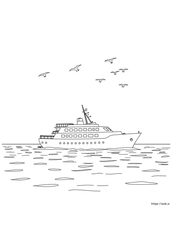 Disegni Di Navi Da Colorare