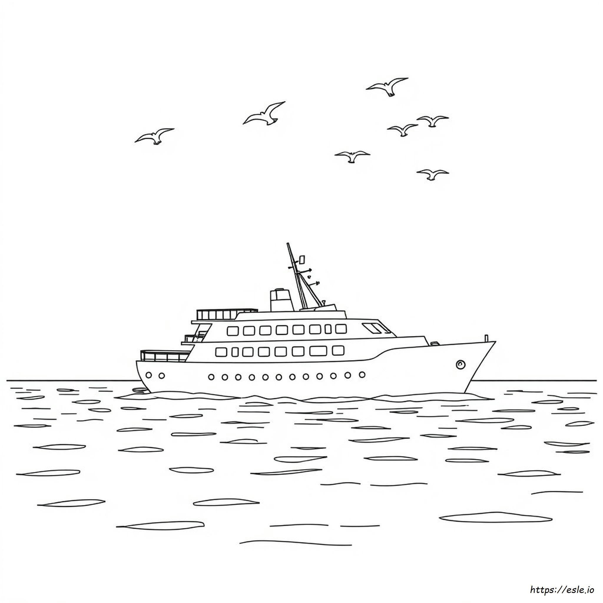 Colouring Pages Of Ship