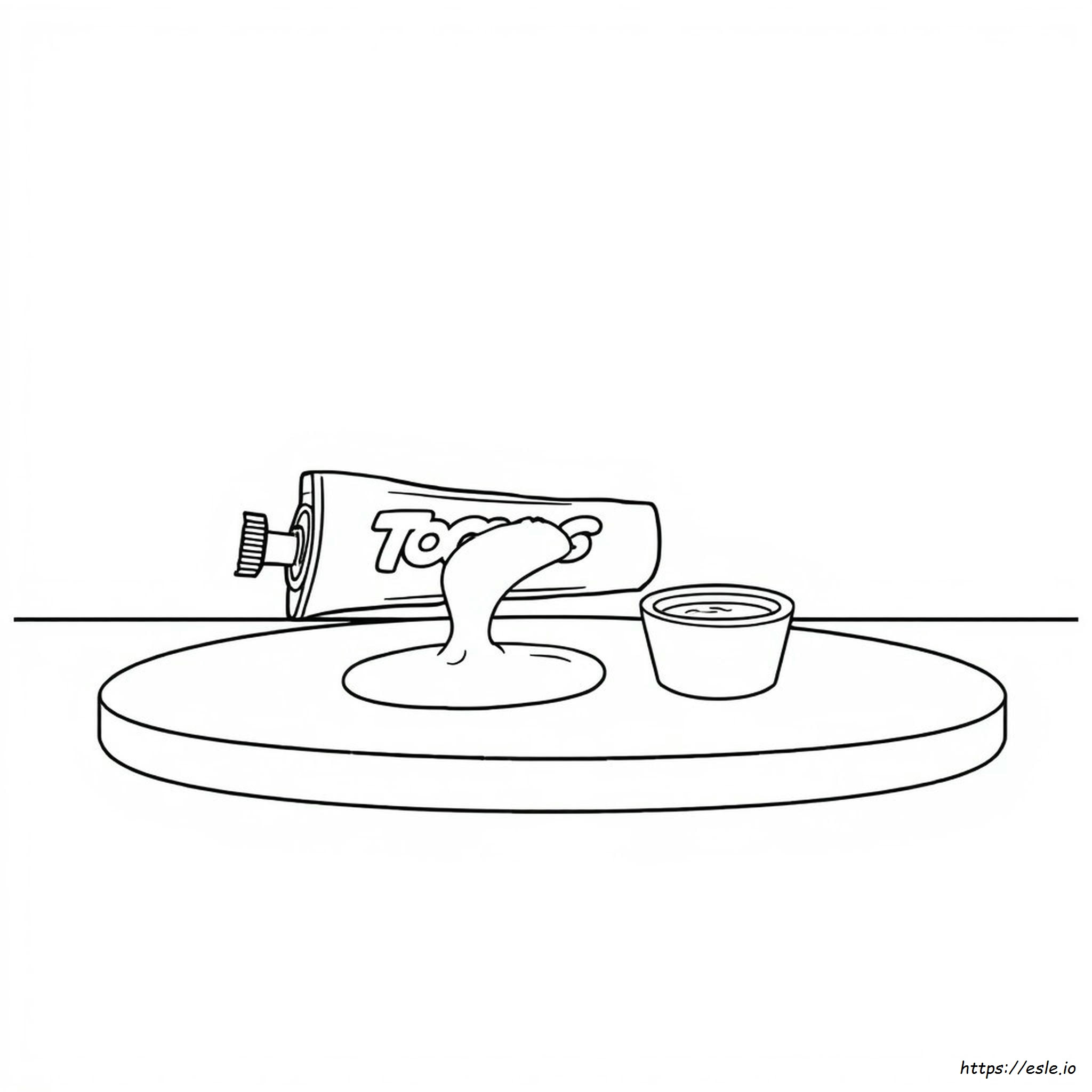 Toothpaste Coloring