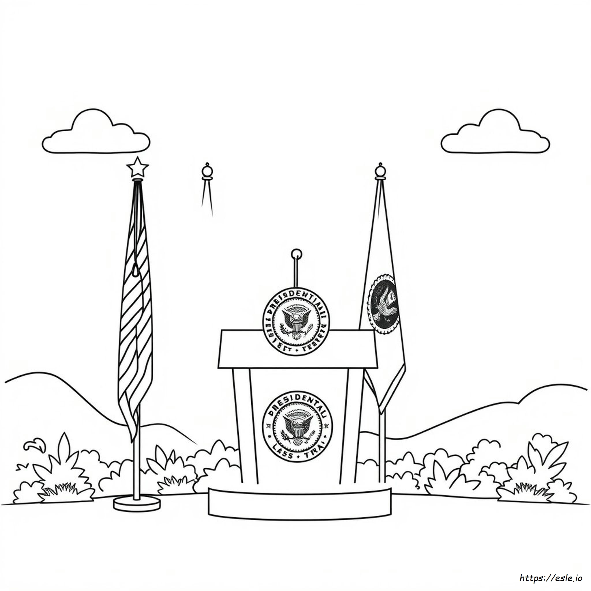 President Coloring Pages With Facts