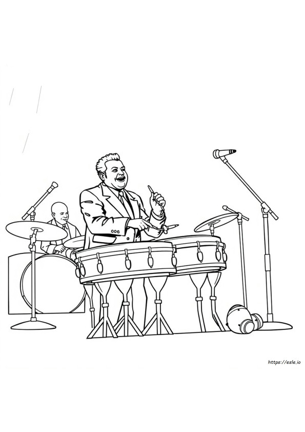 Tito Puente Da Colorare