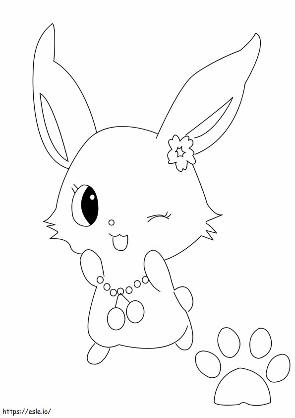 Jewelpets 25 coloring page