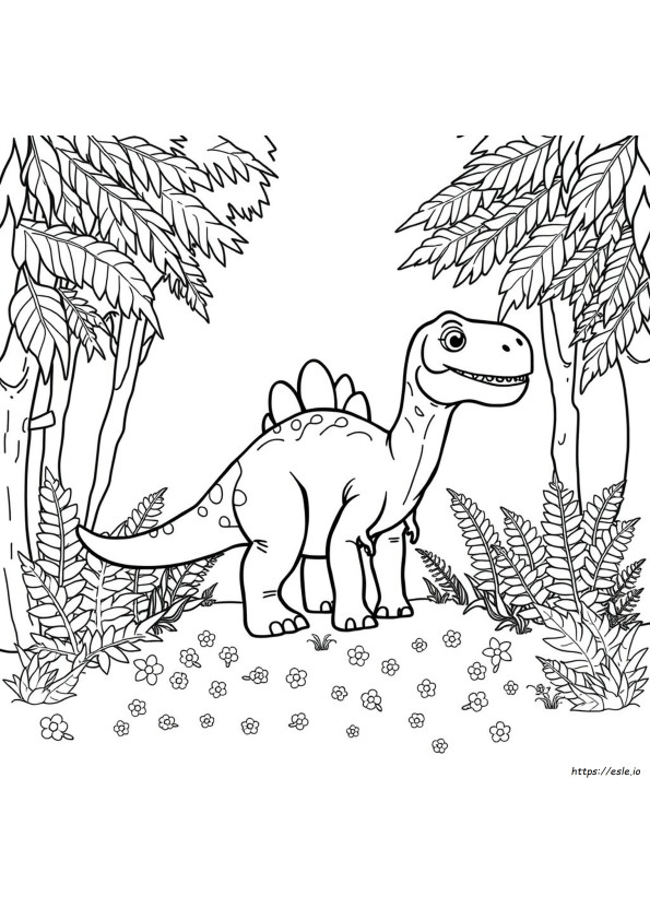 Dinosaurus Värityskuvat Ilmaisia