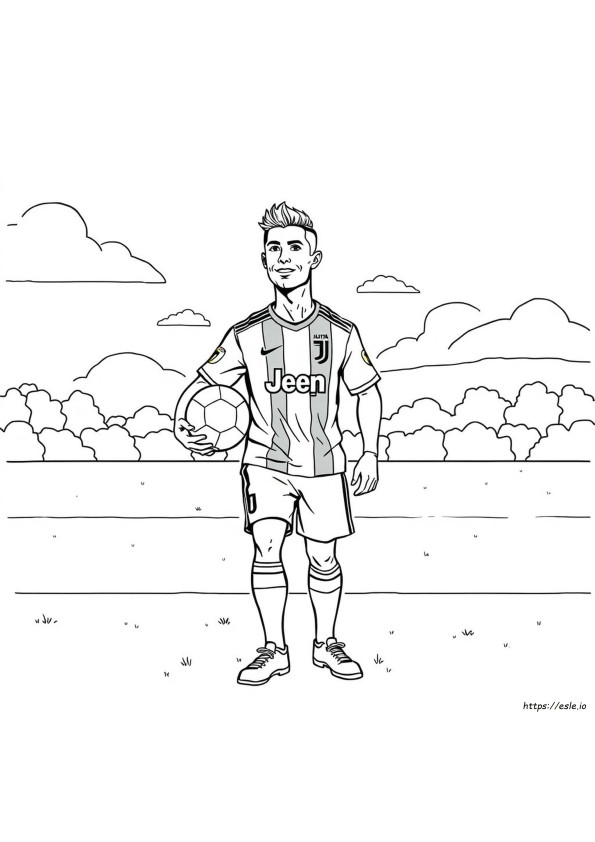 Ronaldo Malvorlagen Cr7 Juventus Ausmalbilder