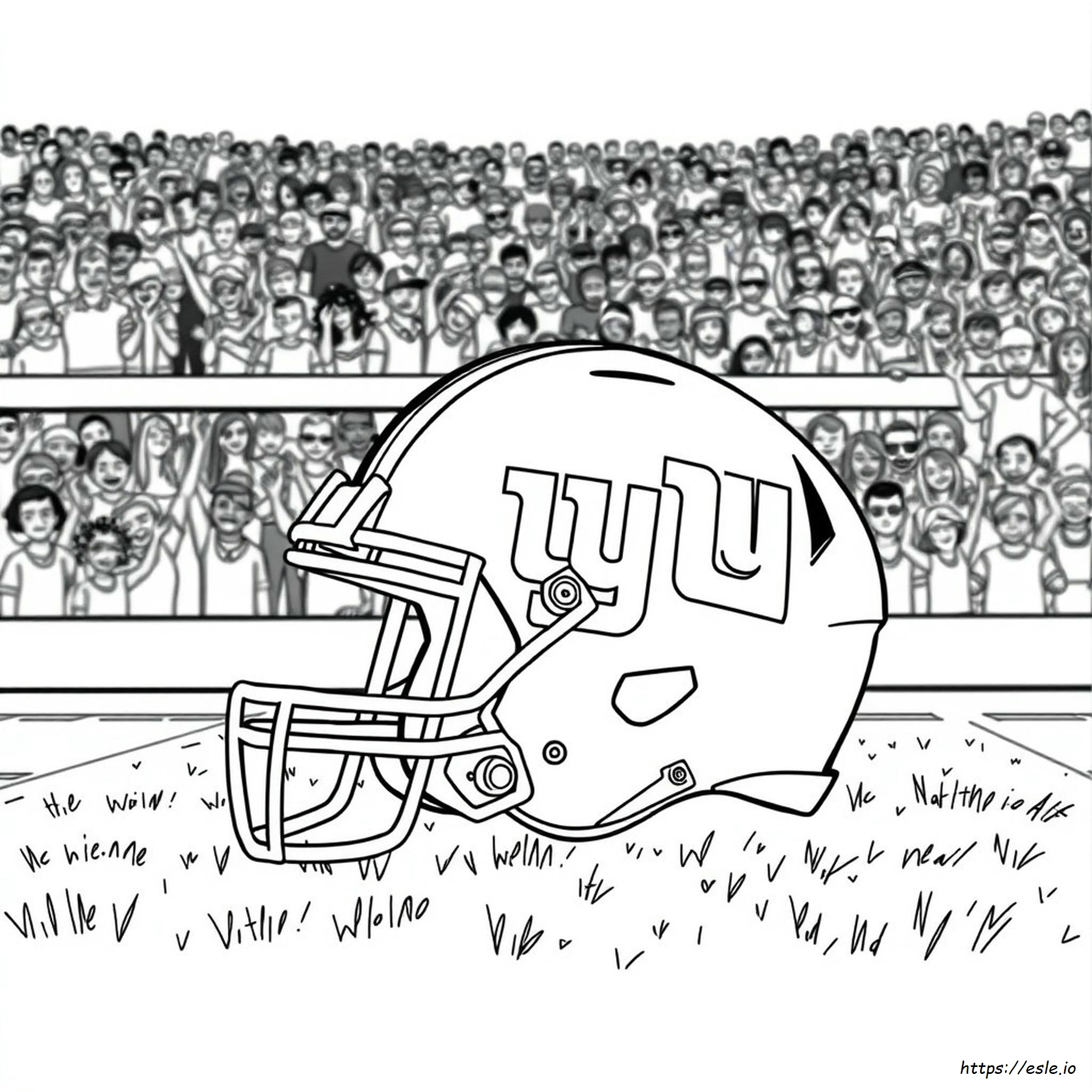 Ny Giants Football Helmet Coloring Page
