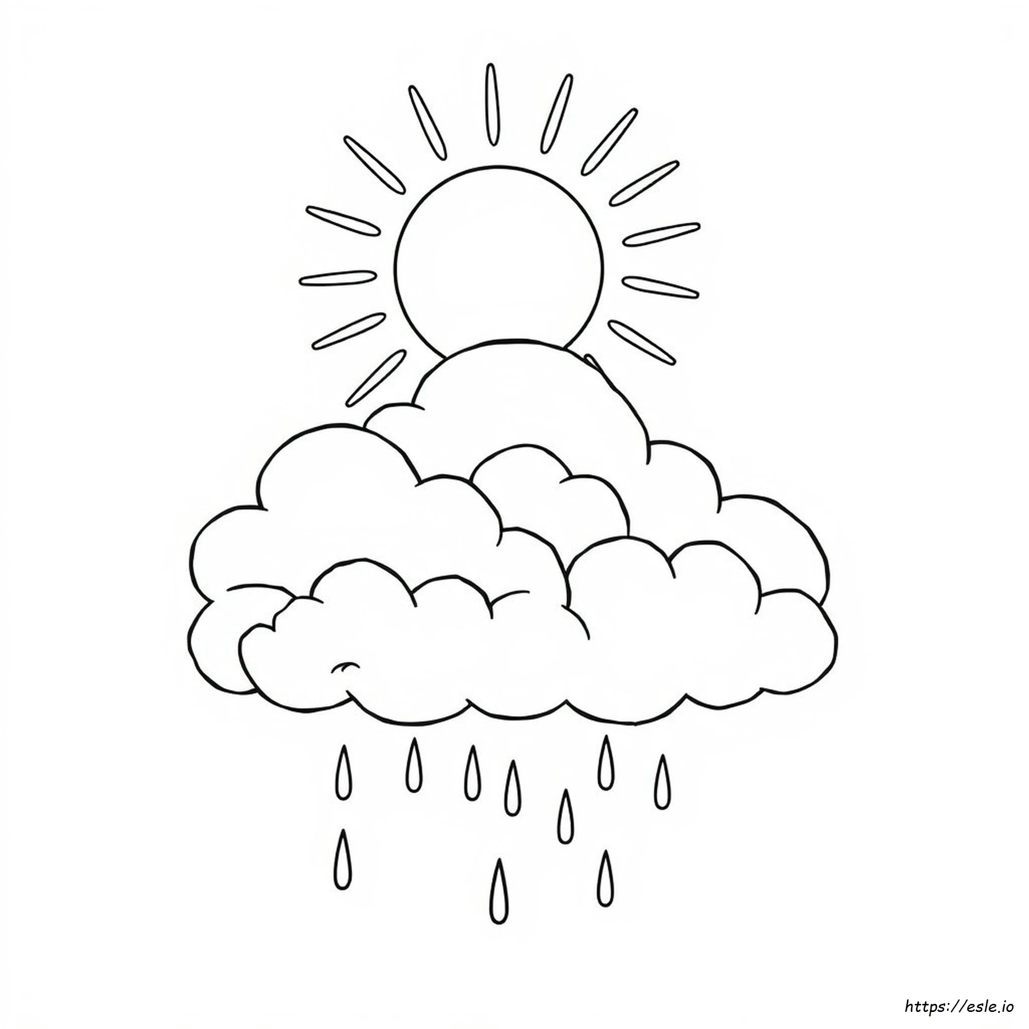 Weather Coloring Pages For Kids