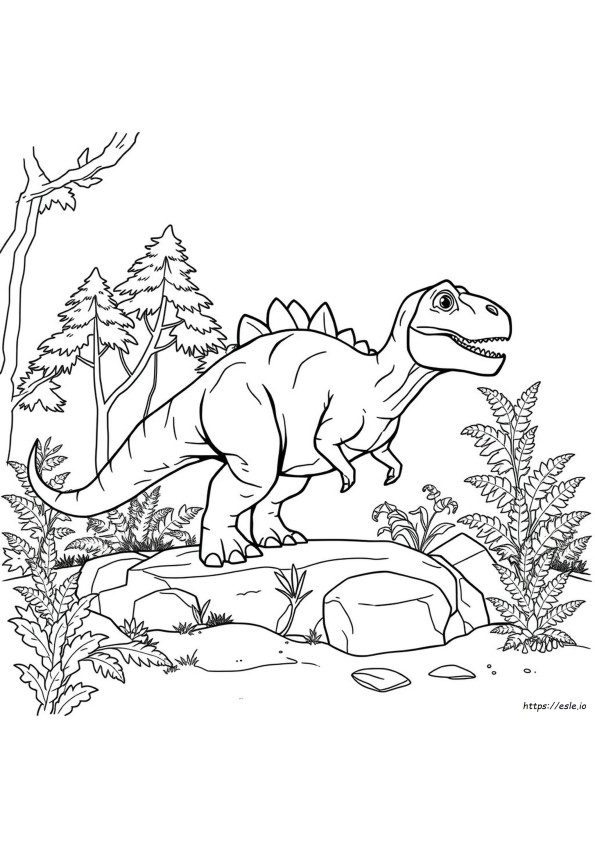 Coloriage Carnotaurus