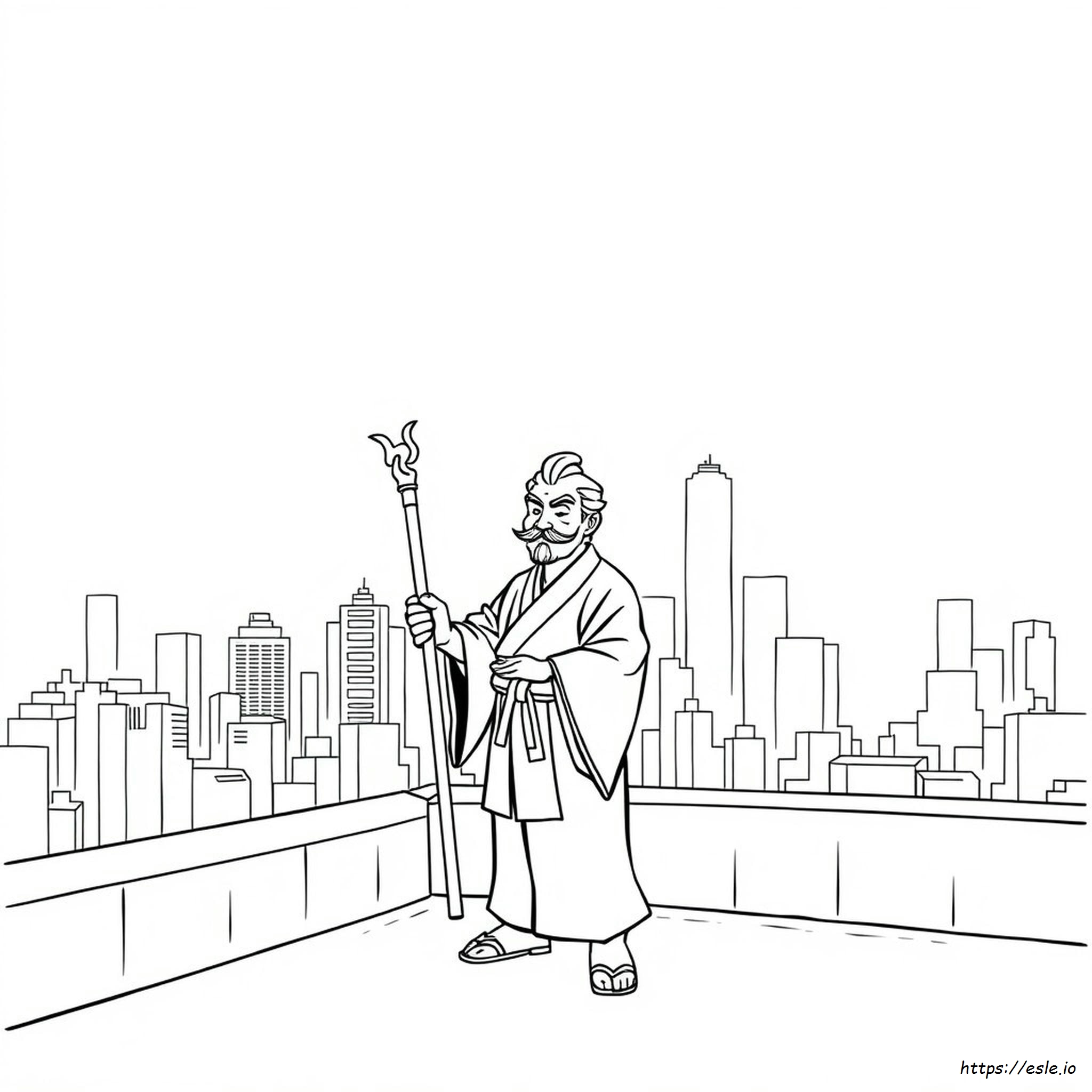 Cool Gojo Gojo Coloring Page