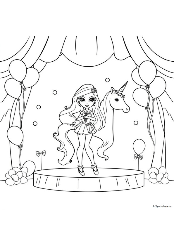 Rainbow High Coloring Pages Jade