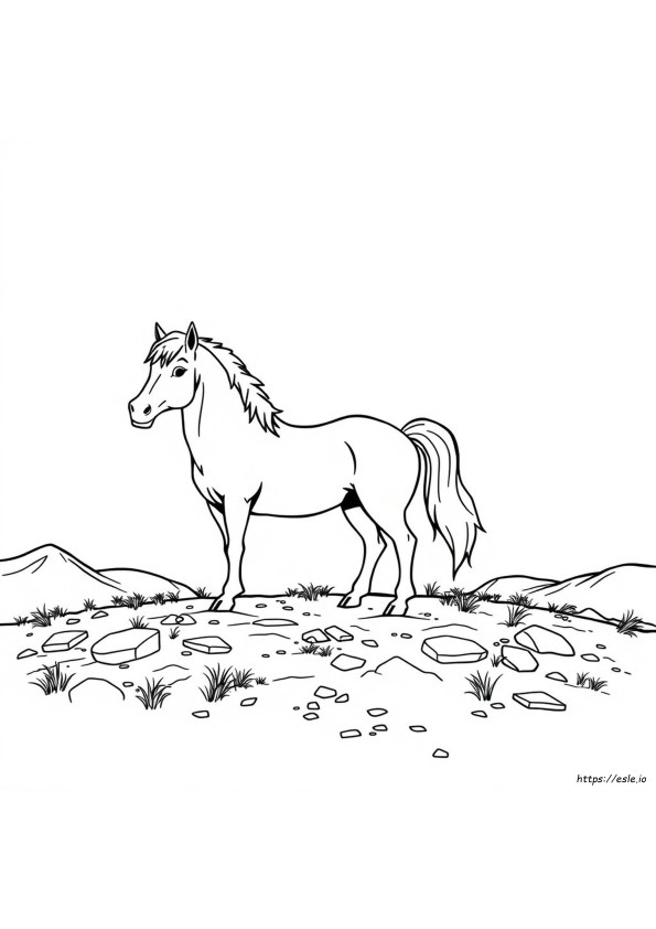 Bronco Coloring Sheet