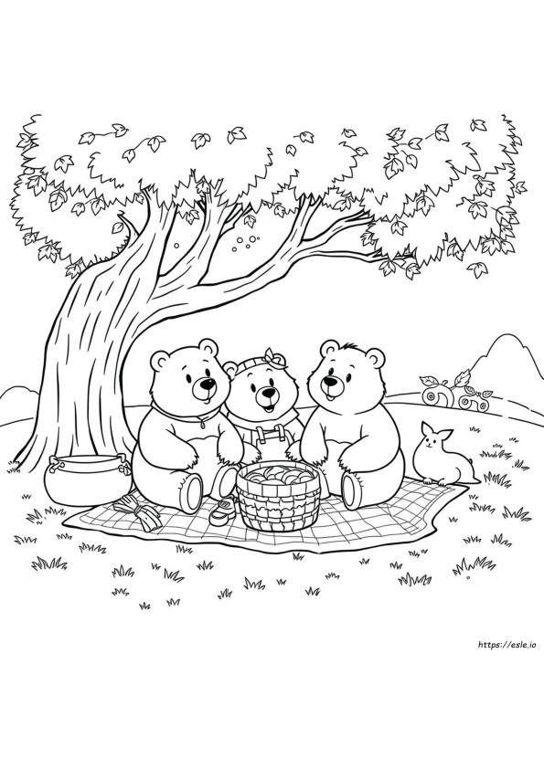 Berenstain Bears Ausmalbilder