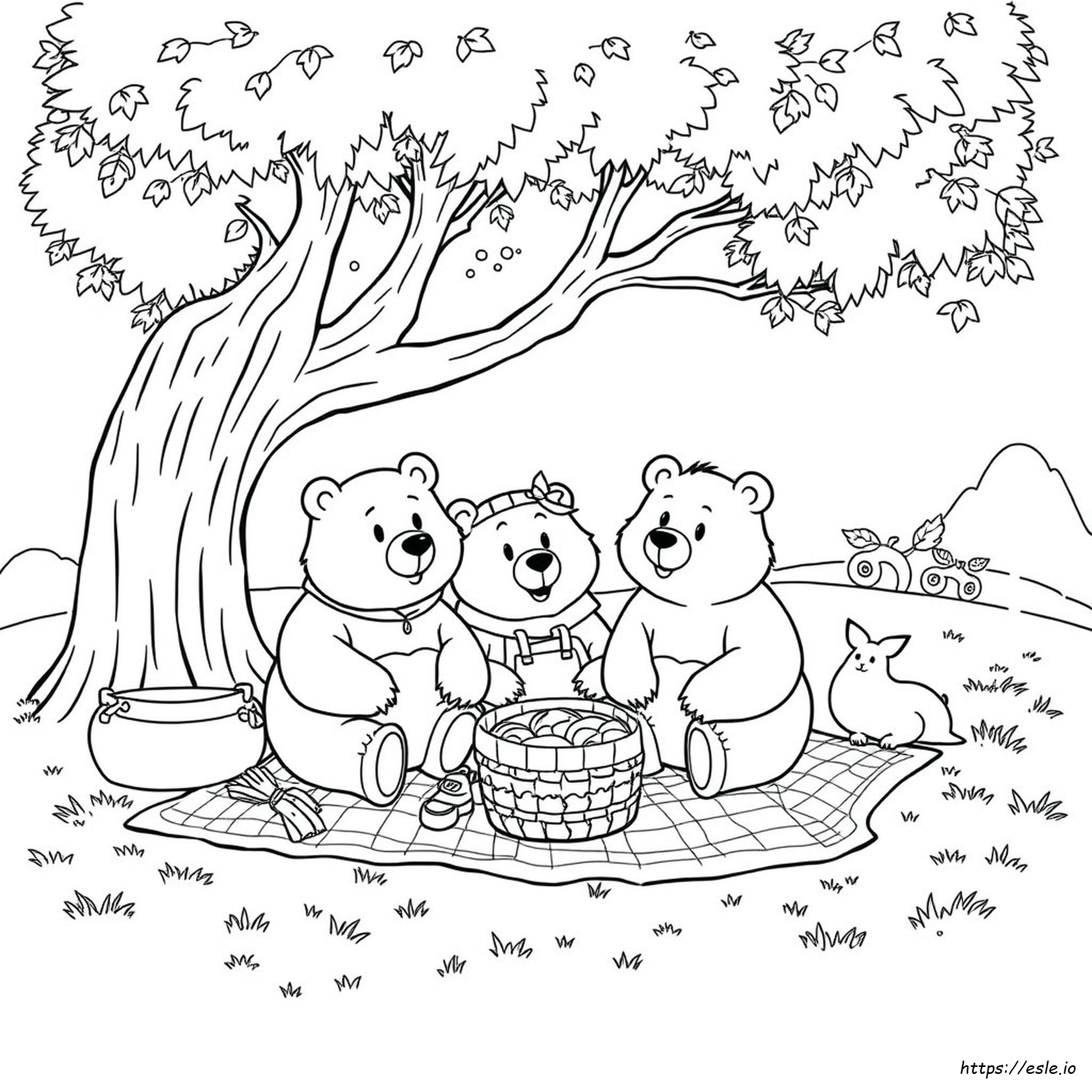 Berenstain Bears Colouring Pages