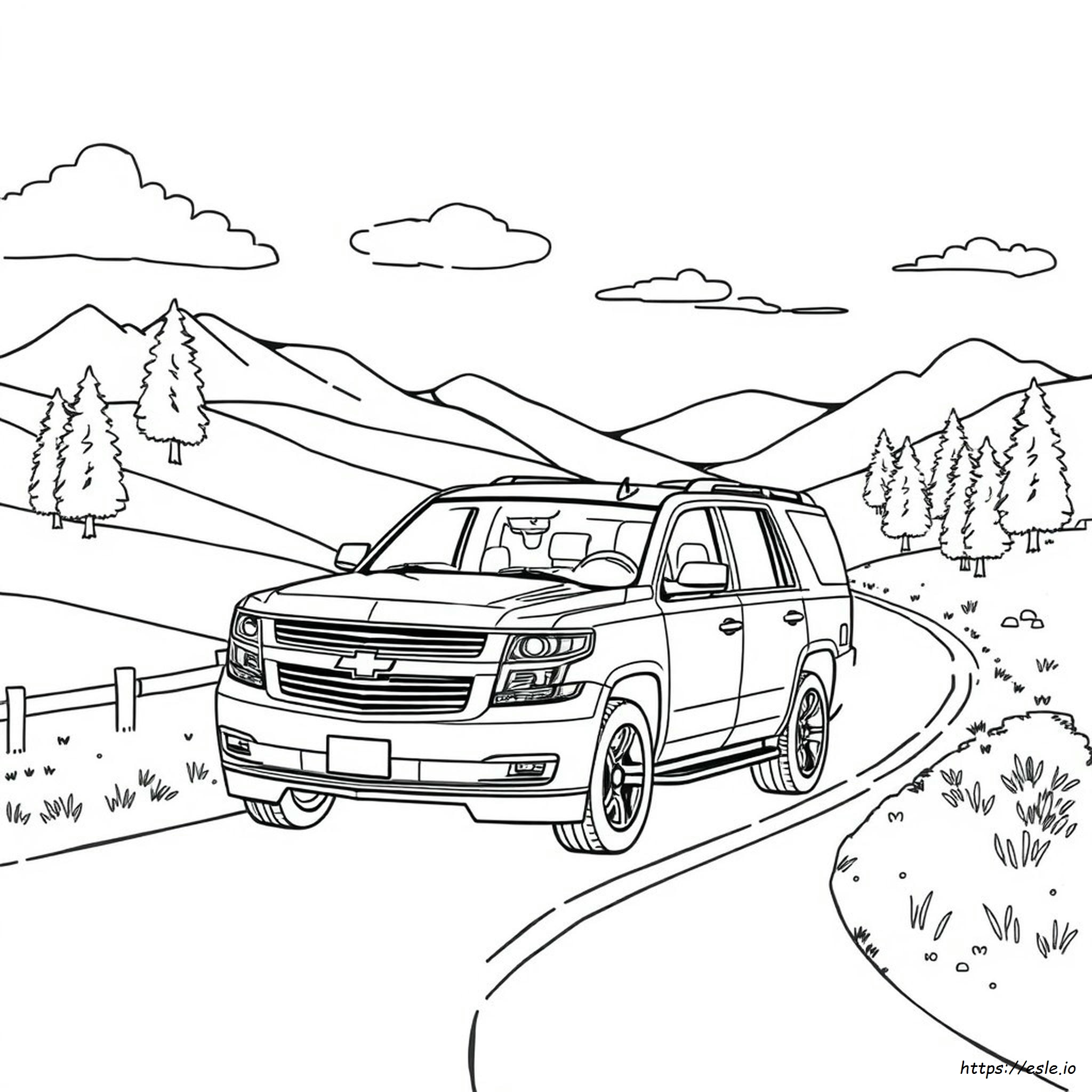Disegni Da Colorare Chevy Tahoe