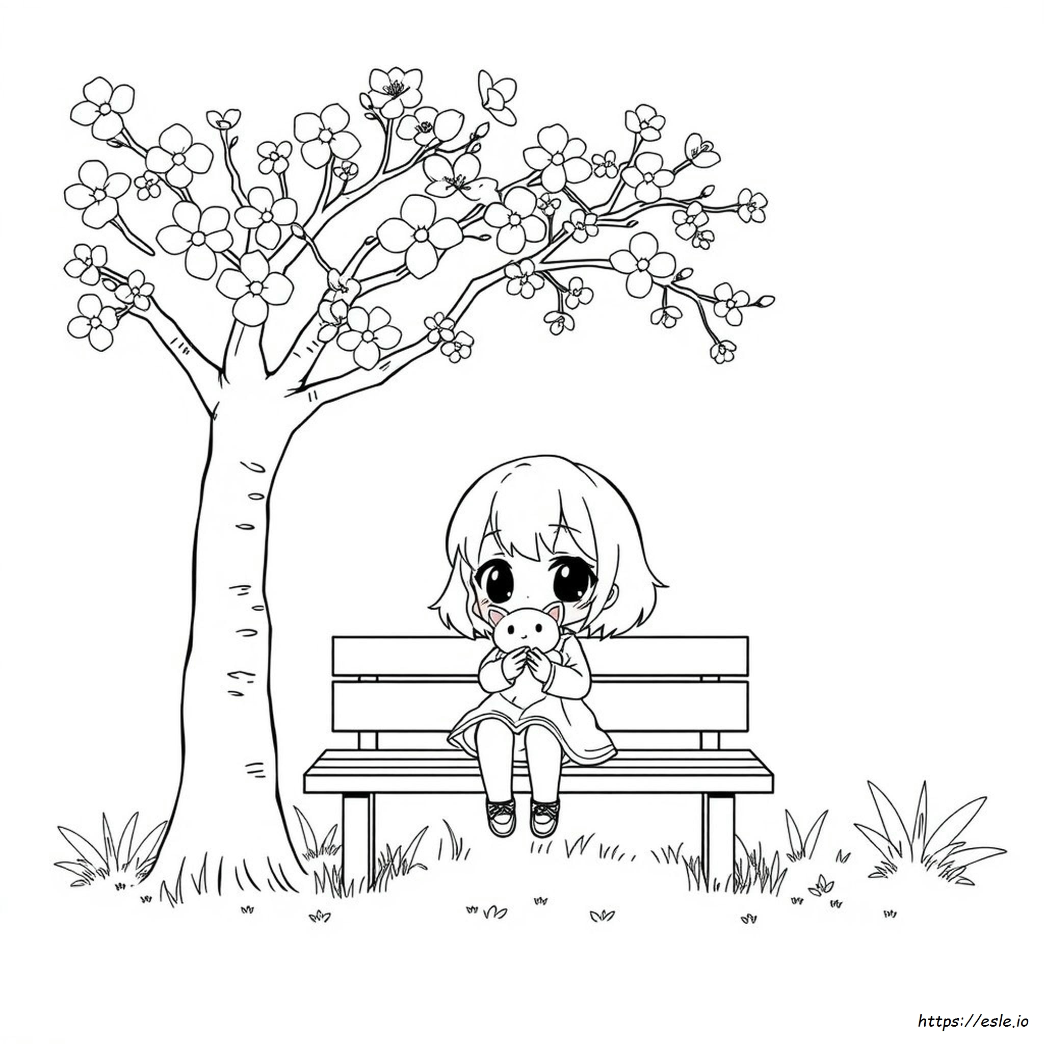 Cute Anime Colouring Sheets