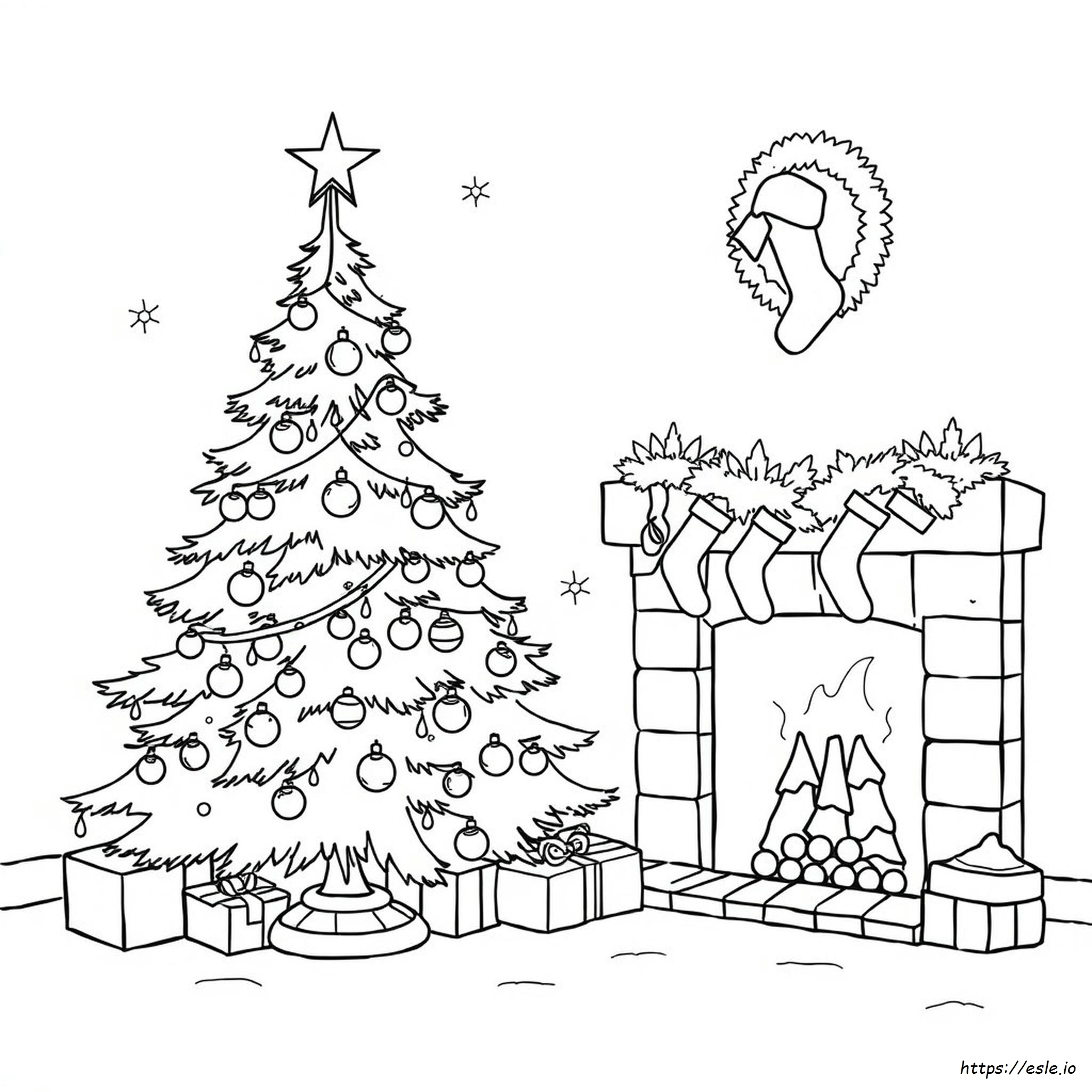 Páginas Para Colorear Gratis De Navidad