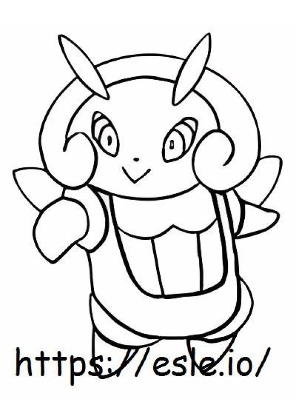 Illumise coloring page