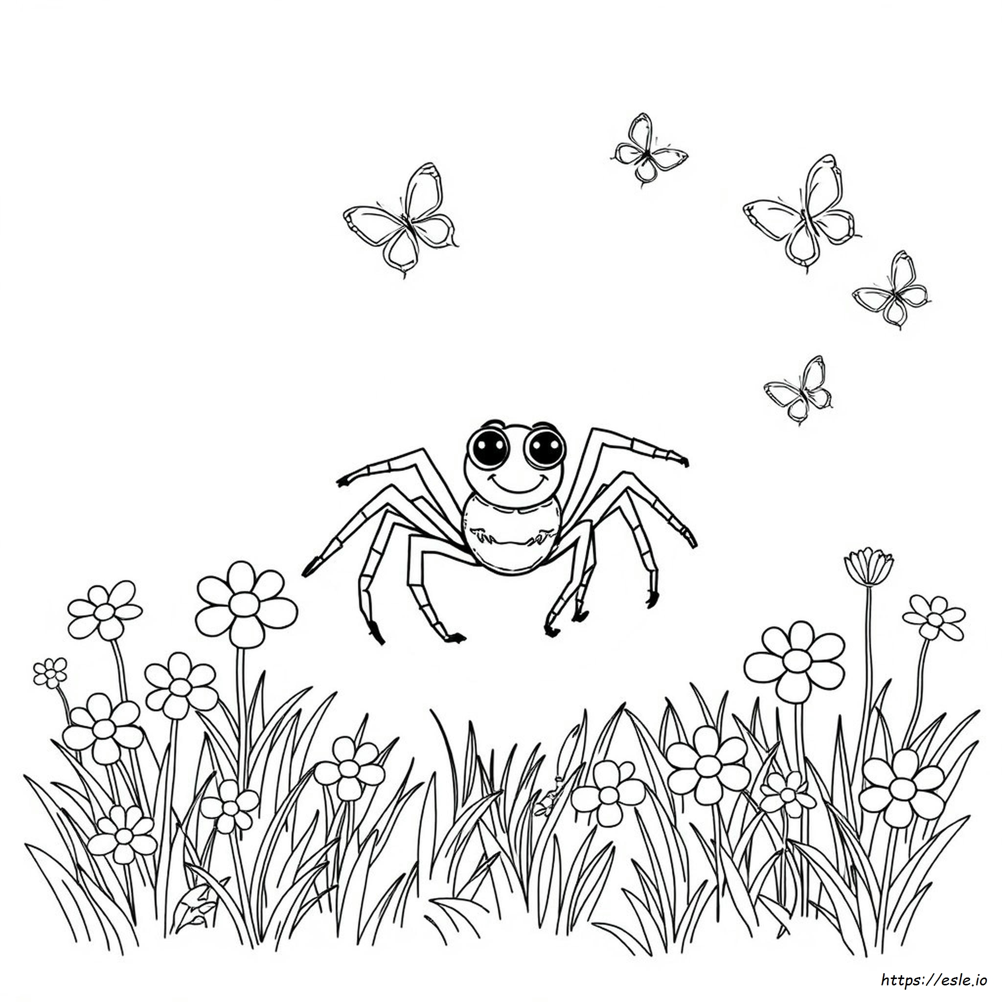Lucas The Spider Coloring Pages