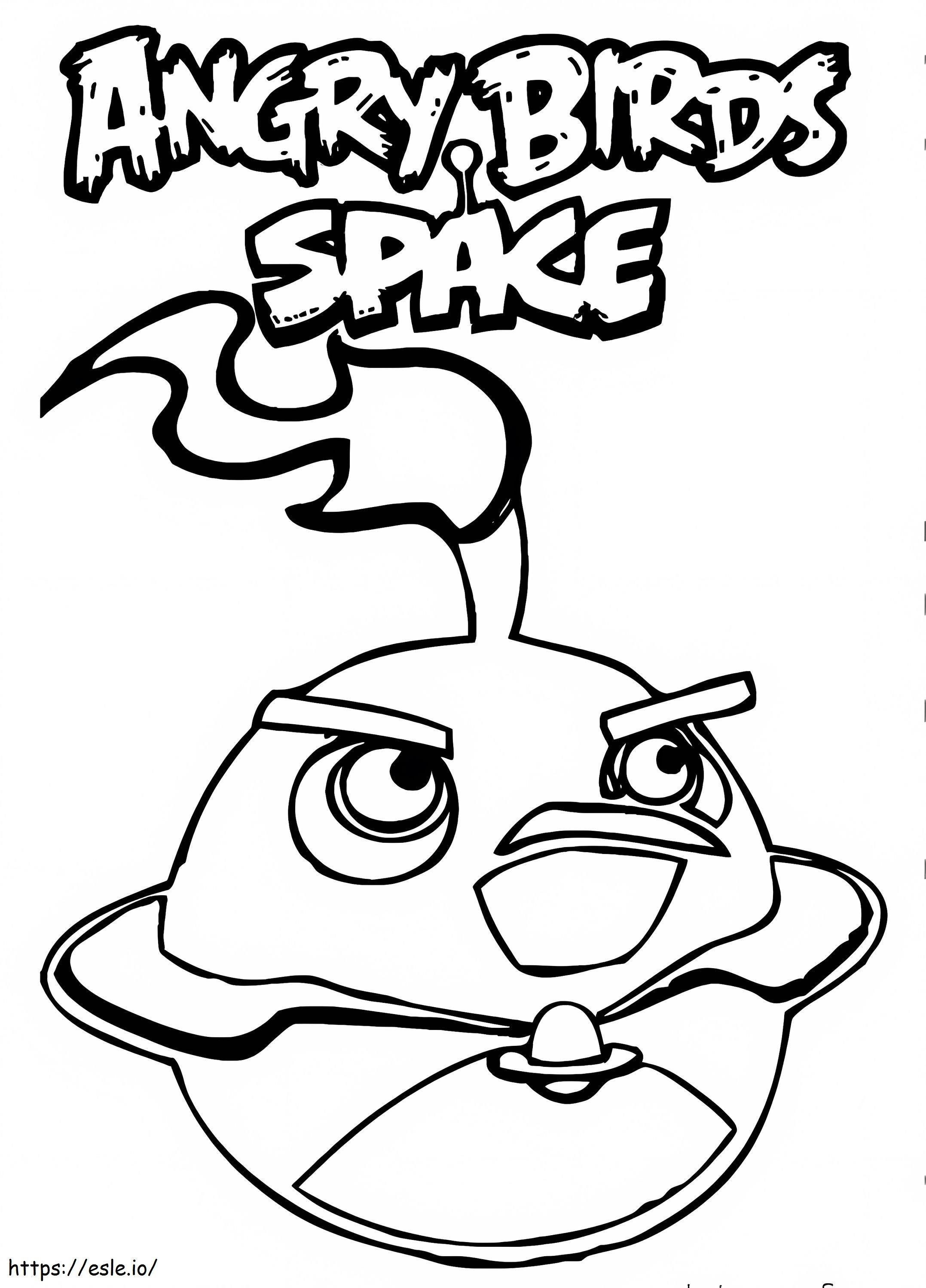 Angry Birds: avaruus värityskuva