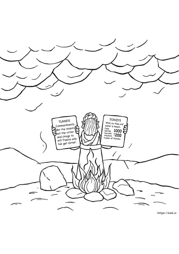 3Rd Commandment Coloring Page