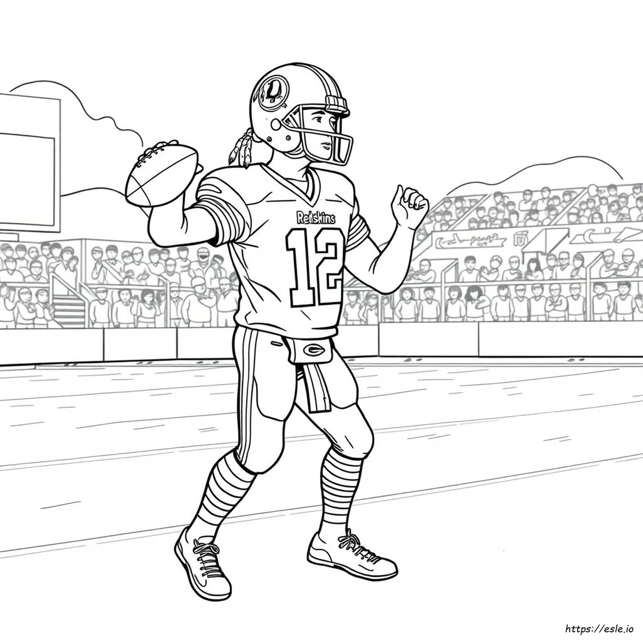 Páginas Para Colorear De Los Washington Redskins