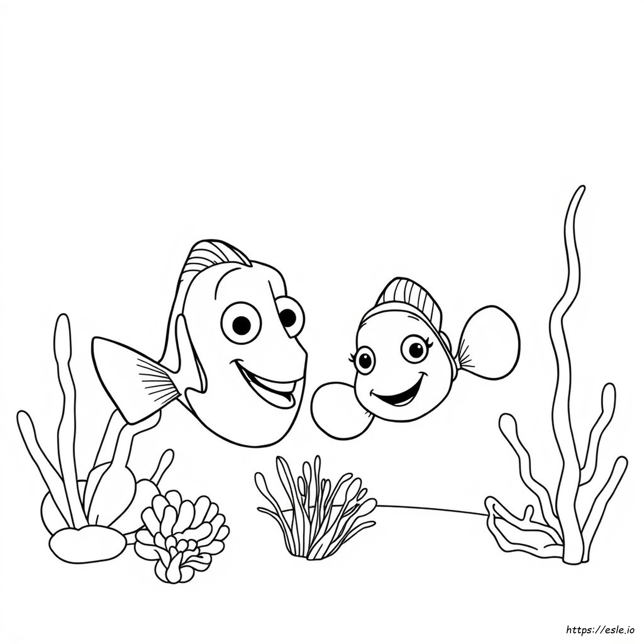 Coloring Pages Of Dory And Nemo