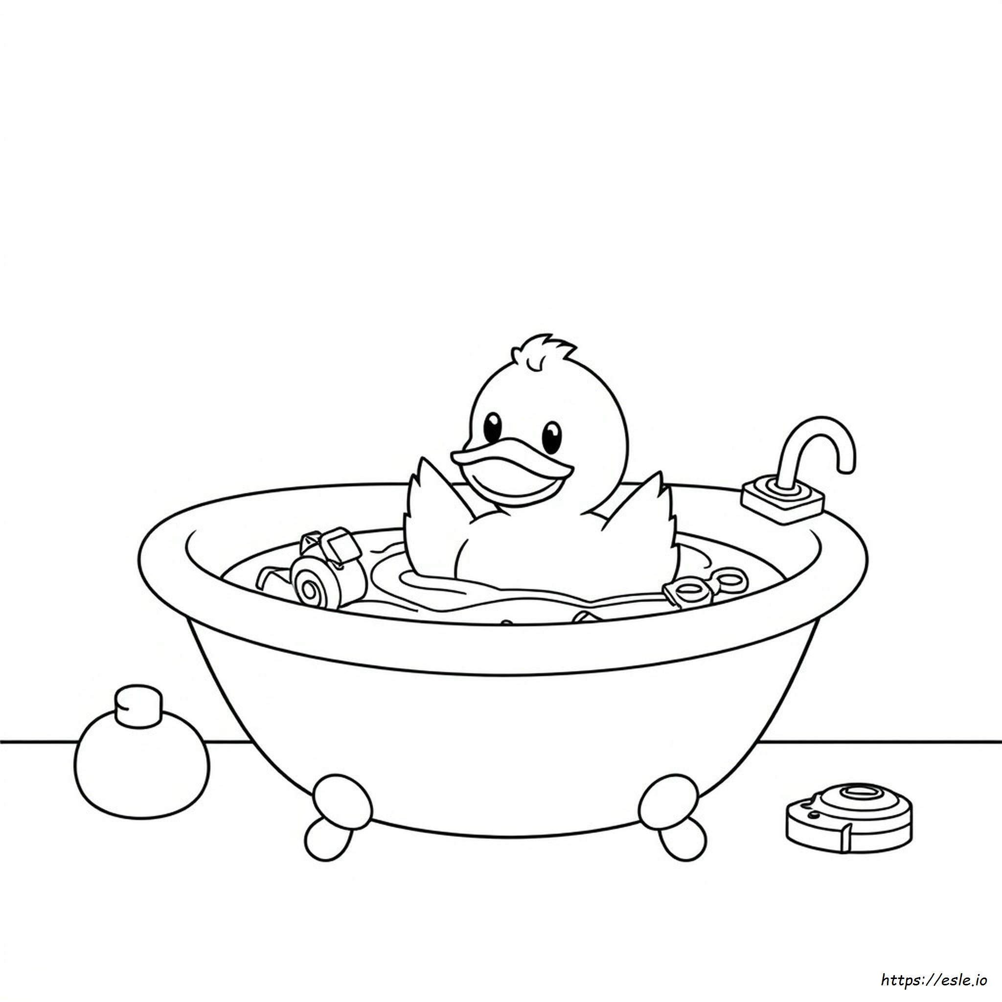 Coloring Pages Of Rubber Ducks