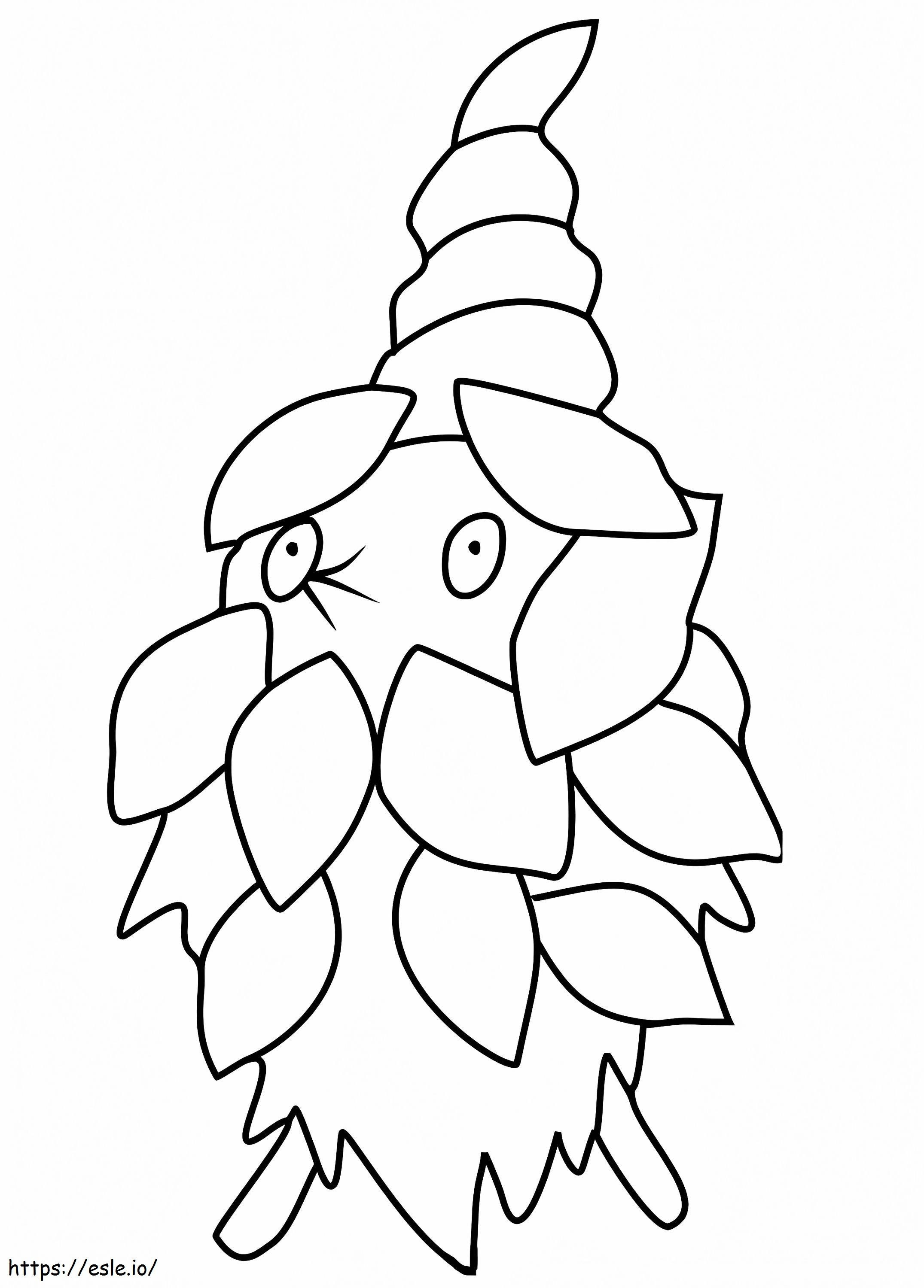 Coloriage Pokémon Burmy Gen 4 à imprimer dessin
