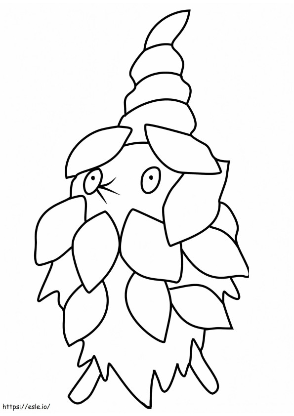 Coloriage Pokémon Burmy Gen 4 à imprimer dessin