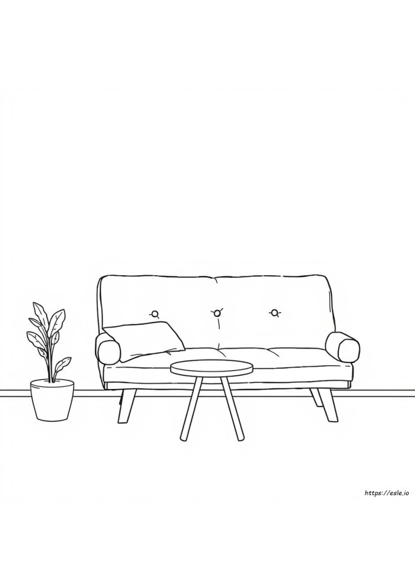 Gambar Mewarnai Furnitur